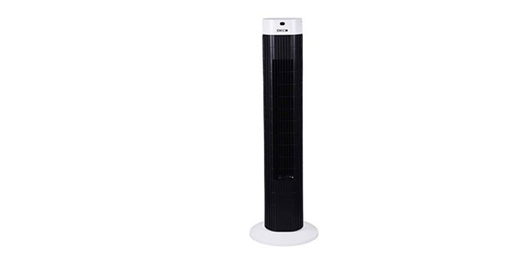 deco air tower digi indoor fan with remote