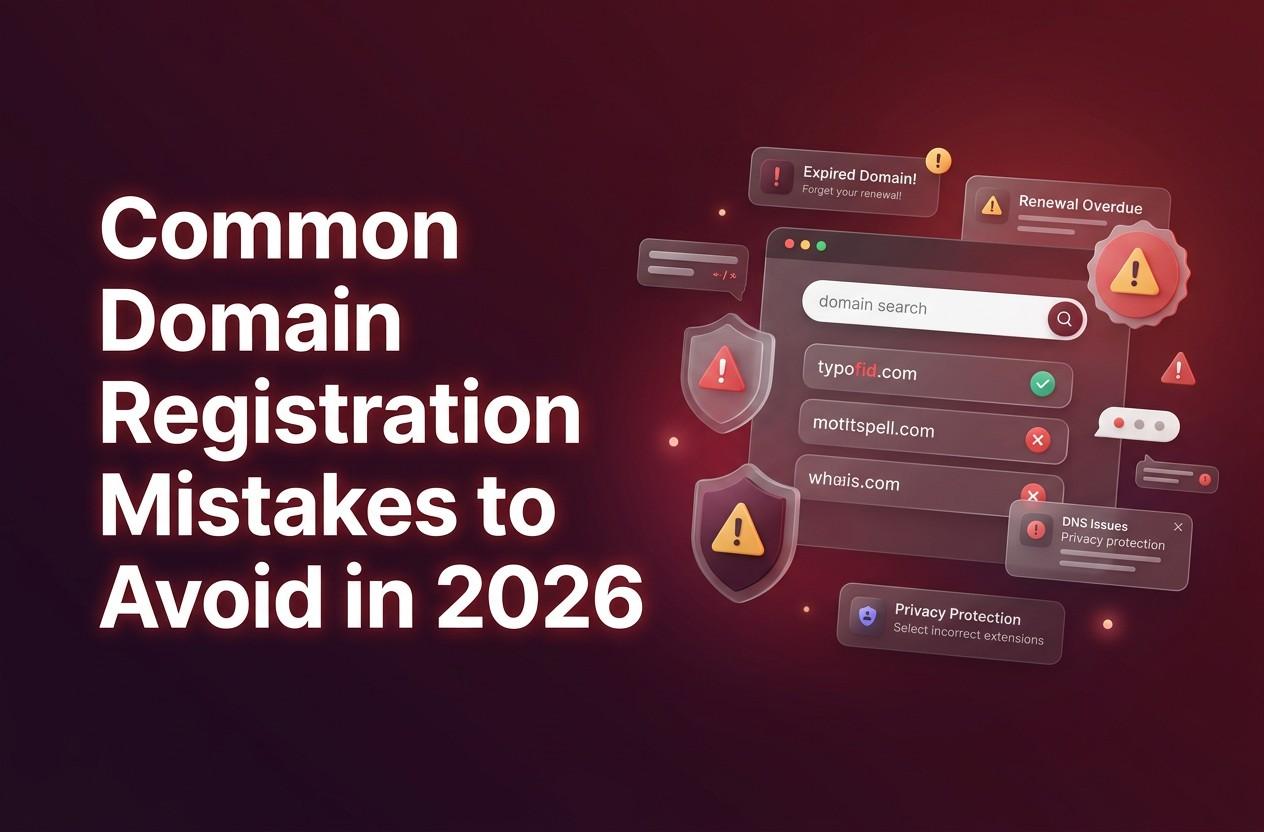 domain registration mistakes
