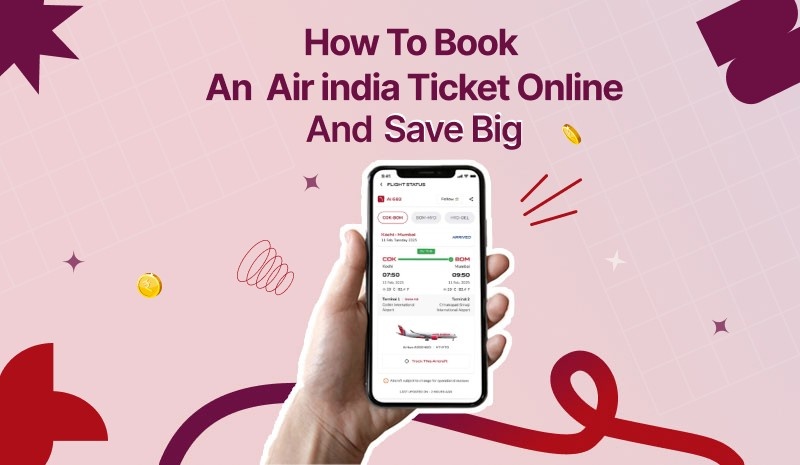 how to book an air india ticket online