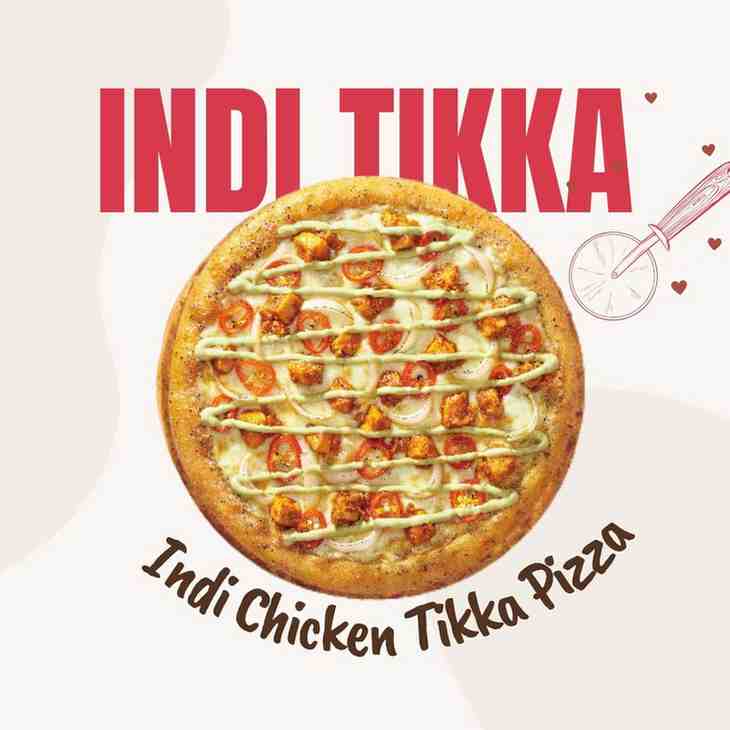 indi chicken tikka pizza