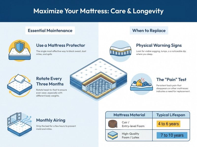 maximize your mattress care and longevity