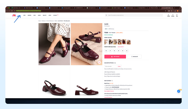 myntra affiliate program how to join process step 2